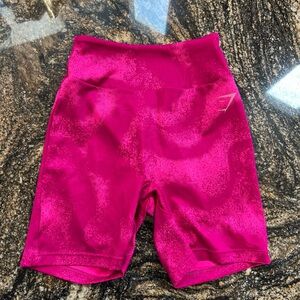 Gymshark Women's Vibrant Pink Bike Shorts